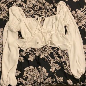 White Crop Top